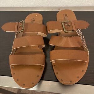 Brown sandals USED